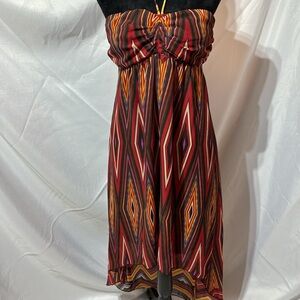 BOGO Valerie Bertinelli Bandeau High Low Dress Size 8